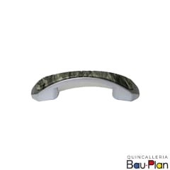 TIRADOR PALOMO PLATA MARMOL 64MM