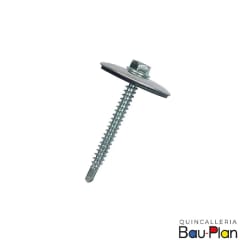 TORNILLO Hexagonal 12 x 1 1/2 (100un) Policarbonato/Metal