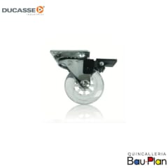 RUEDA SILICONA   50 mm sin freno 40Kg (Unidad)