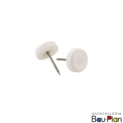 PATIN Con Clavo (100 un) 15mm Blanco