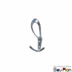 PERCHA GANCHO MATRIX CROMADO (73,5mm Ancho x 160mm Alto) (Unidad)
