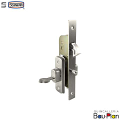 CERRADURA EMBUTIR  de Gancho/ Pta de Corredera/ Cerrojo Anti-alzamiento/ Ac. Inox