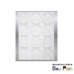 TOPE ANTIDESLIZANTE AUTOADHESIVO TRANSPARENTE PARA VIDRIO 22x5