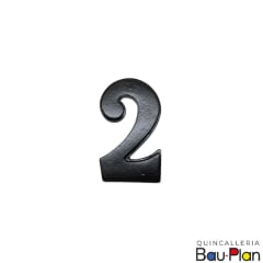 NUMERO 2 Fierro Forjado 70mm
