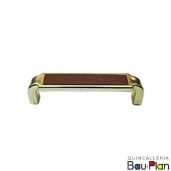 TIRADOR PALOMO ORO CAOBA 64MM
