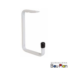 COLGADOR BICICLETA PARA PARED 160x110x70 mm BLANCO (Unidad)