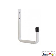 COLGADOR MULTIUSO SENCILLO 125x80x60 mm BLANCO (Unidad)