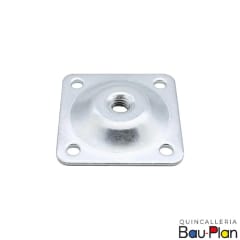 PLACA METAL RECTA P/PATA MADERA