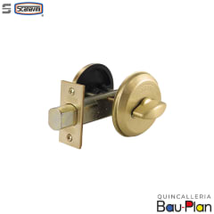 CERROJO DE SEGURIDAD Seguro interior / Cilindro exterior Br Satinado