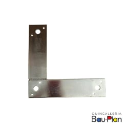 ESCUADRA PLANA FIERRO 8 ZINCADA BLANCA