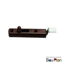PICAPORTE MUEBLE PLASTICO CAFE CURVO
