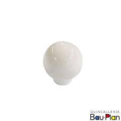 TIRADOR BOLA CERAMICA BLANCO 38MM 41167.3.053