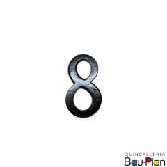 NUMERO 8 Fierro Forjado 70mm