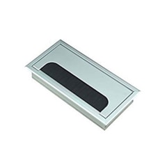 PASACABLE 80X150 MM SATIN NIQUEL DF.8310 (Unidad)
