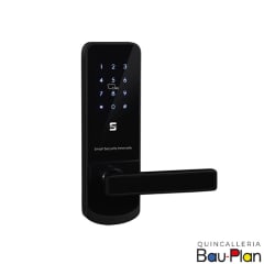 CERRADURA DIGITAL Bluetooth/Picaporte-Cerrojo/Níquel Negro/Derecha -