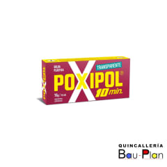 PEGAMENTO  POXIPOL 10MIN TRANSPARENTE 14ML