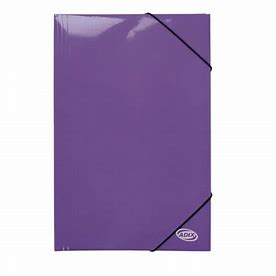 CARPETA CON ELASTICO OFICIO ADIX LILA