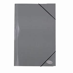 CARPETA CON ELASTICO OFICIO ADIX GRIS