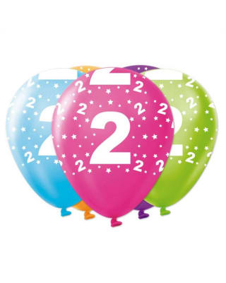 GLOBOS N°12 25 UNIDADES DISEÑO "2"