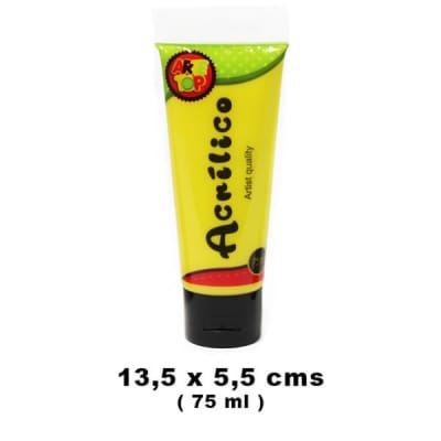 PINTURA ACRILICA 75ML AMARILLO