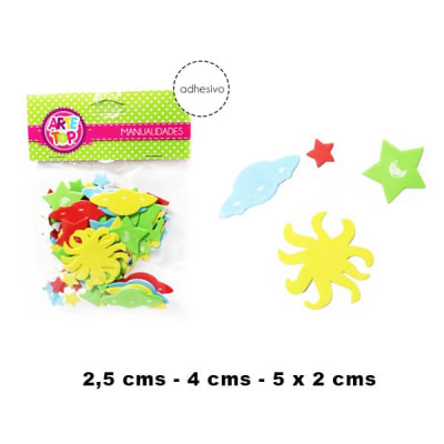 FIGURA DE GOMA EVA  ESPACIAL