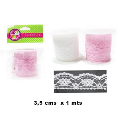 ROLLO BLONDA ENCAJE BABY SHOWER 2/360