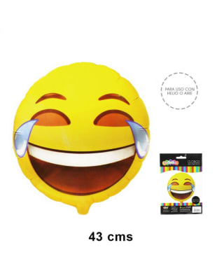GLOBO METAL EMOTICON LLANTO