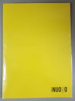 CARPETA CON ACCO FASTENER PLASTIFICADA AMARILLA