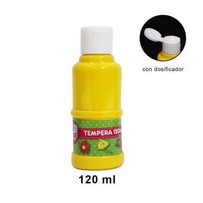 TEMPERA 120ML AMARILLA