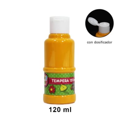 TEMPERA 120ML AMARILLO ORO