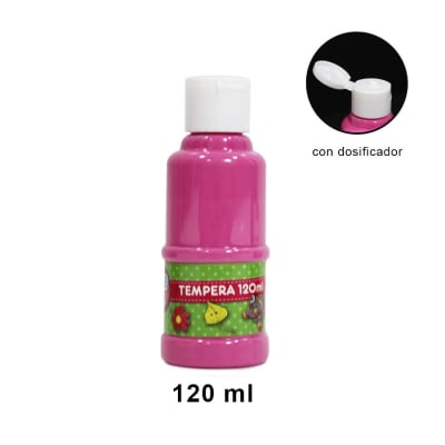 TEMPERA 120ML ROSADO