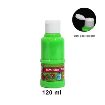 TEMPERA 120ML PISTACHO NEON