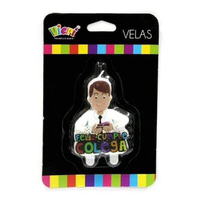 VELA FELIZ CUMPLE COLEGA