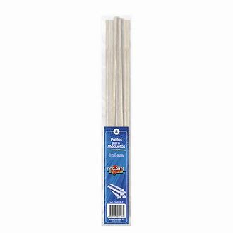 PALOS PARA MAQUETAS 50cm.   3x3 BOLSA de 8UN