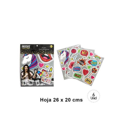 STICKER PERSONALIZADOS UNICORNIO