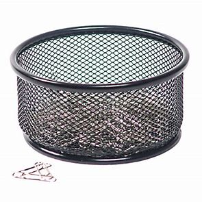 PORTA CLIP REDONDO REJILLA METAL 8.5X6.5CM