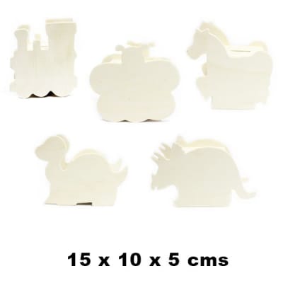 ALCANCIA ANIMALITOS MADERA   /100