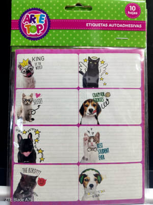 ETIQUETA DE CUADERNO GIRLS