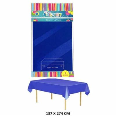 MANTEL 137X274CM COLOR AZUL