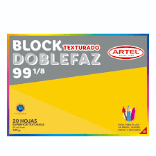 BLOCK DE DIBUJO 99 1/8 20 HJS DOBLE FAZ