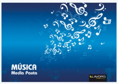 CUADERNO MUSICA MEDIA PAUTA LAVORO