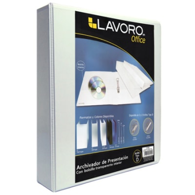 ARCHIVADOR CATALOGO OFICIO 2 ANILLOS 1" 220HJS