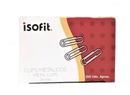 CLIPS METAL 28 MM DE 100 UNIDADES
