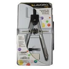 COMPAS DE PRECISION GRANDE CON ACCESORIOS