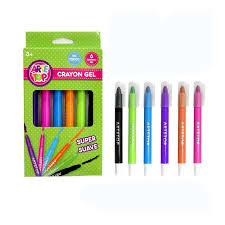 CRAYONES GEL 6 COLORES