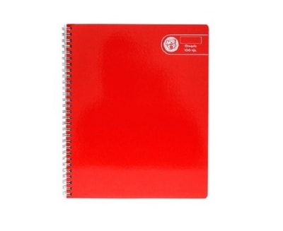 CUADERNO UNIVERSITARIO CROQUIS DOBLE ESPIRAL  100 HJS