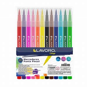 MARCADOR ESCOLAR PTA PINCEL 12 COL.