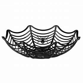 CESTA ARAÑA HALLOWEEN