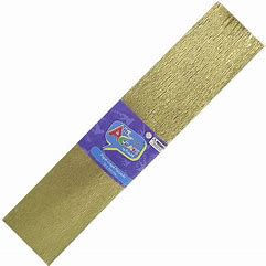 PAPEL CREPE 50X200 CMS DORADO