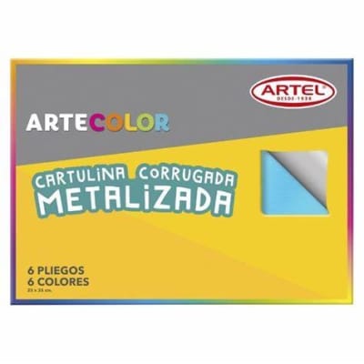 ESTUCHE CARTULINA CORRUGADA METALICA 6pliego